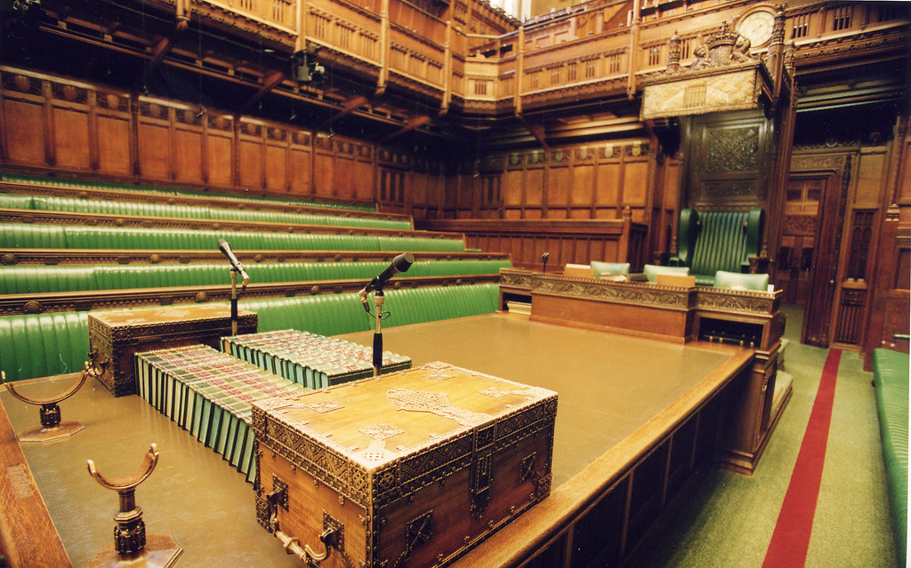 House of Commons speakers dispatch box