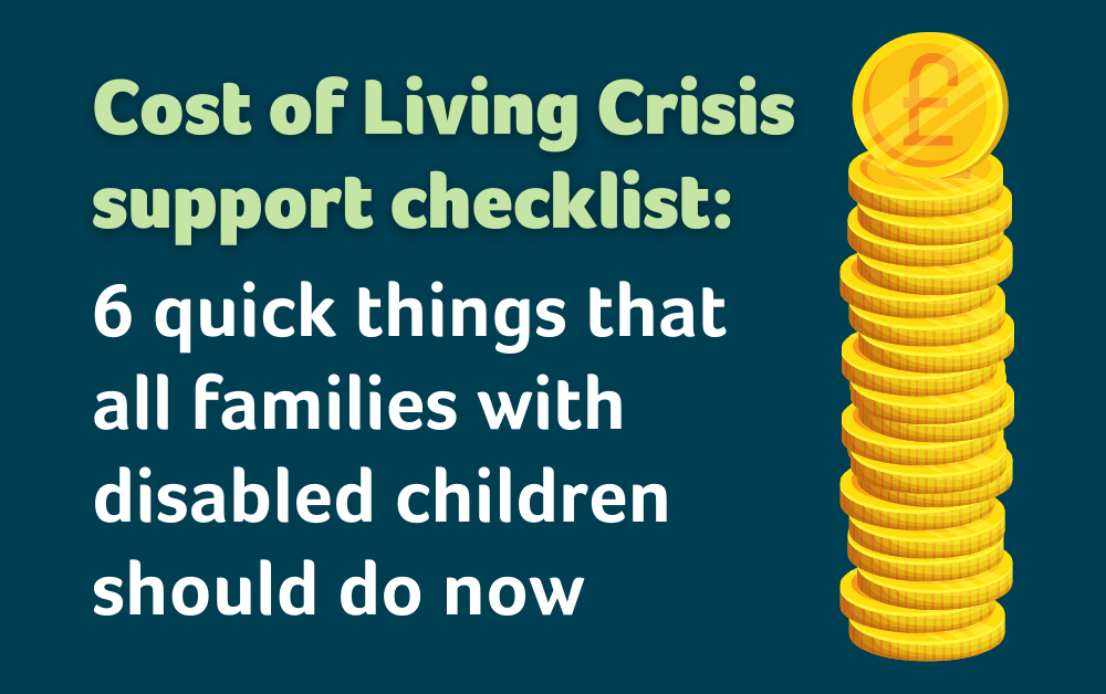 Cost of living crisis 6 things all families with disabled children can
