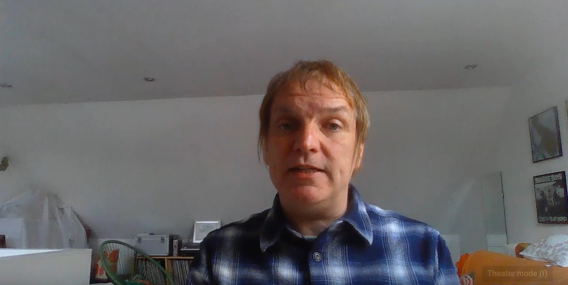 Screenshot from a video of our benefits adviser Derek talking about the DLA claim form