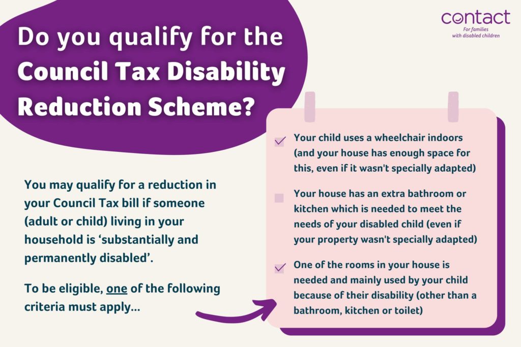 Council Tax Disability Reduction Scheme banner
