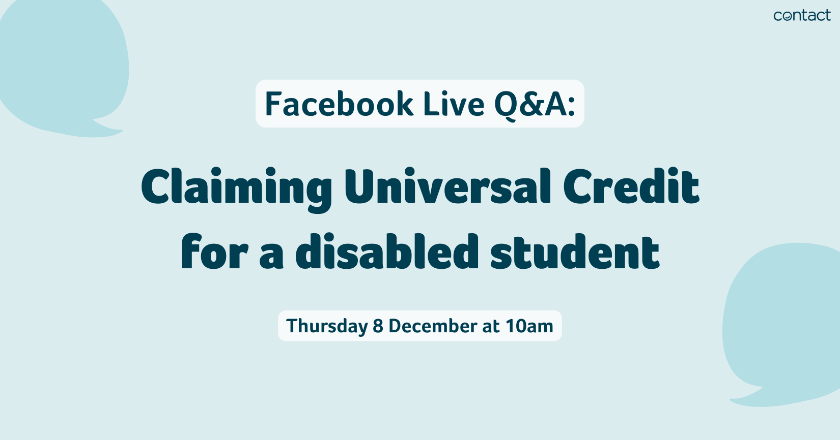 universal-credit-for-disabled-students-get-advice-at-our-facebook-live-q-a