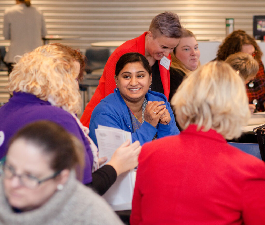 Delegates at an event