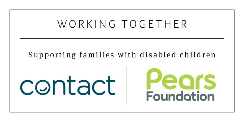 Contact and Pears foundation working in partnership logo