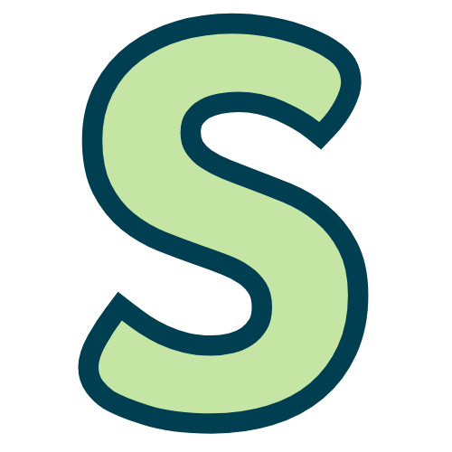 The letter "S"