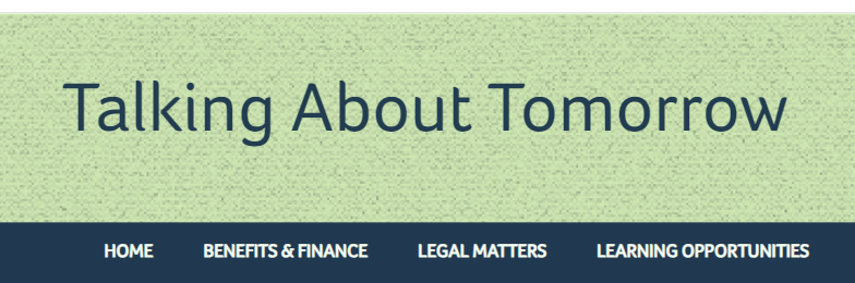 Talking about tomorrow website screenshot