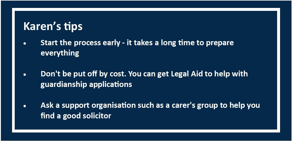 Karen's story guardianship