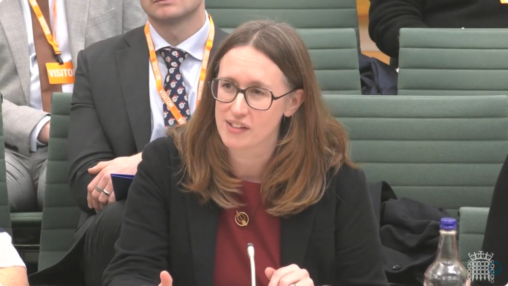Contact CEO Anna Bird giving evidence to the Public Accounts Committee's inquiry into home to school transport