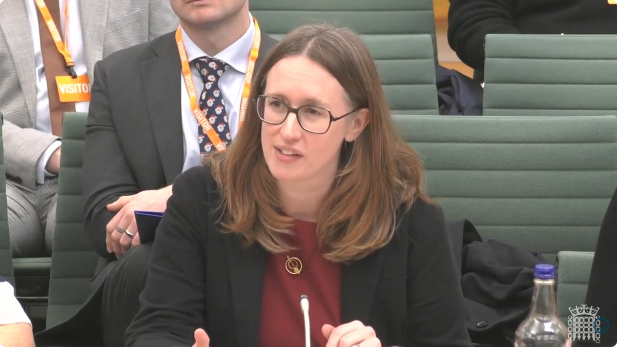 Contact CEO Anna Bird giving evidence to the Public Accounts Committee's inquiry into home to school transport
